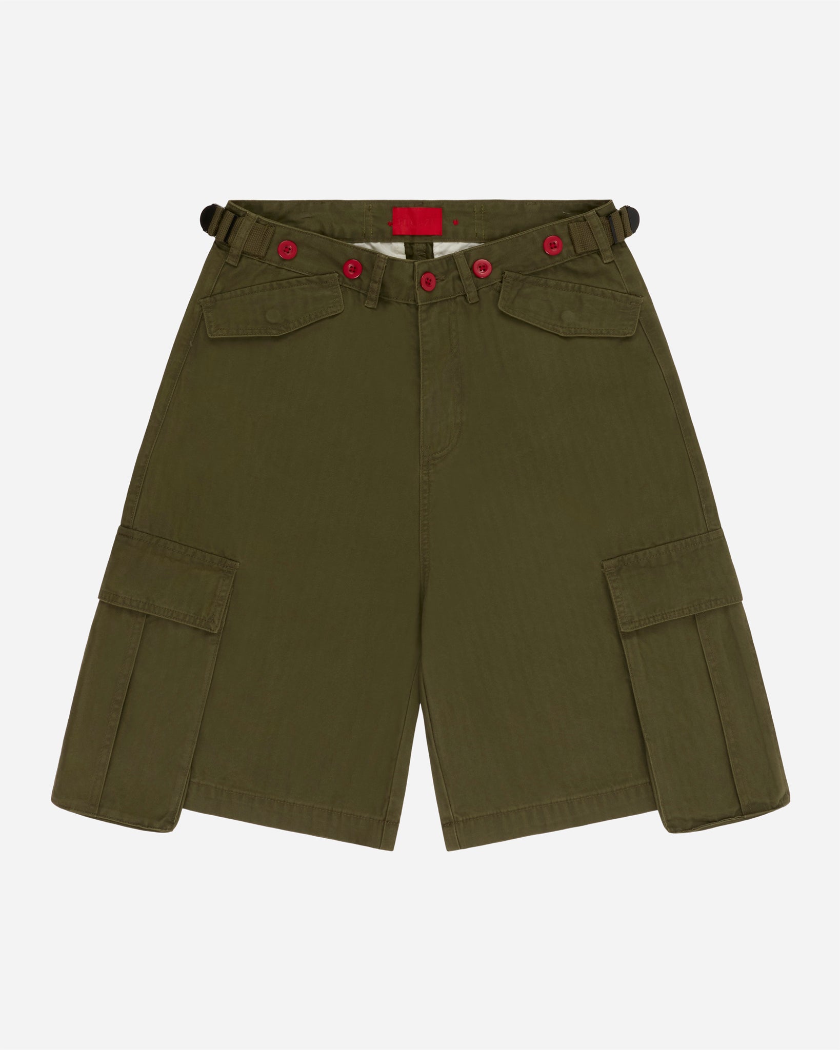 F-55 Baggy Cargo Short Olive – FUGAZI®