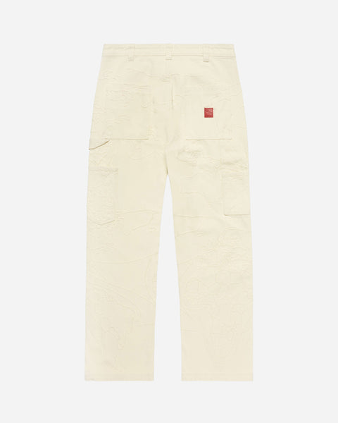 Chain Stitch Trade Route Work Pants Cream