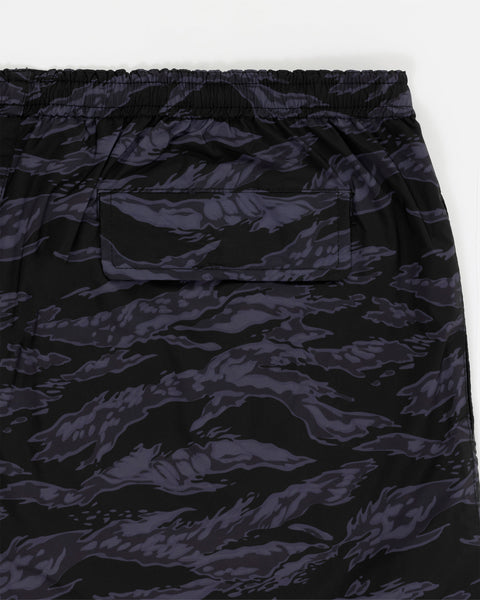 Tiger Camo Swim Shorts Black