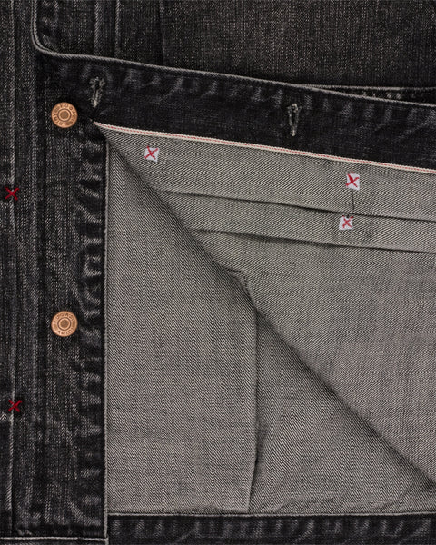 Good Jean Jacket Washed Black