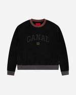 Alma Mater Crewneck Washed Black