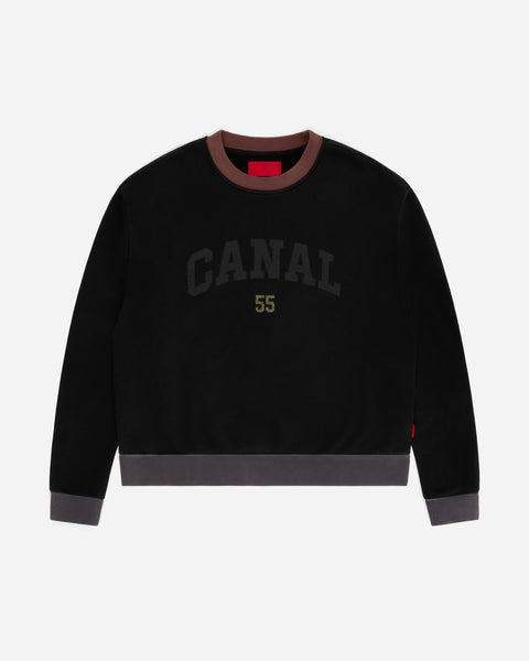 Alma Mater Crewneck Washed Black
