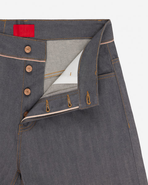 More Selfish Denim Shorts Grey