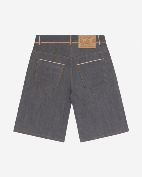 More Selfish Denim Shorts Grey