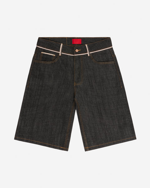 More Selfish Denim Shorts Charcoal