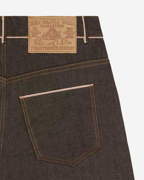 More Selfish Denim Shorts Brown