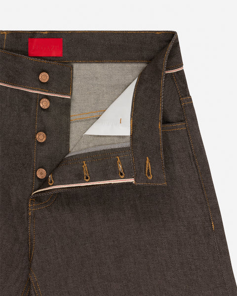 More Selfish Denim Shorts Brown