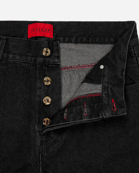 Triple Stitch Jeans Washed Black