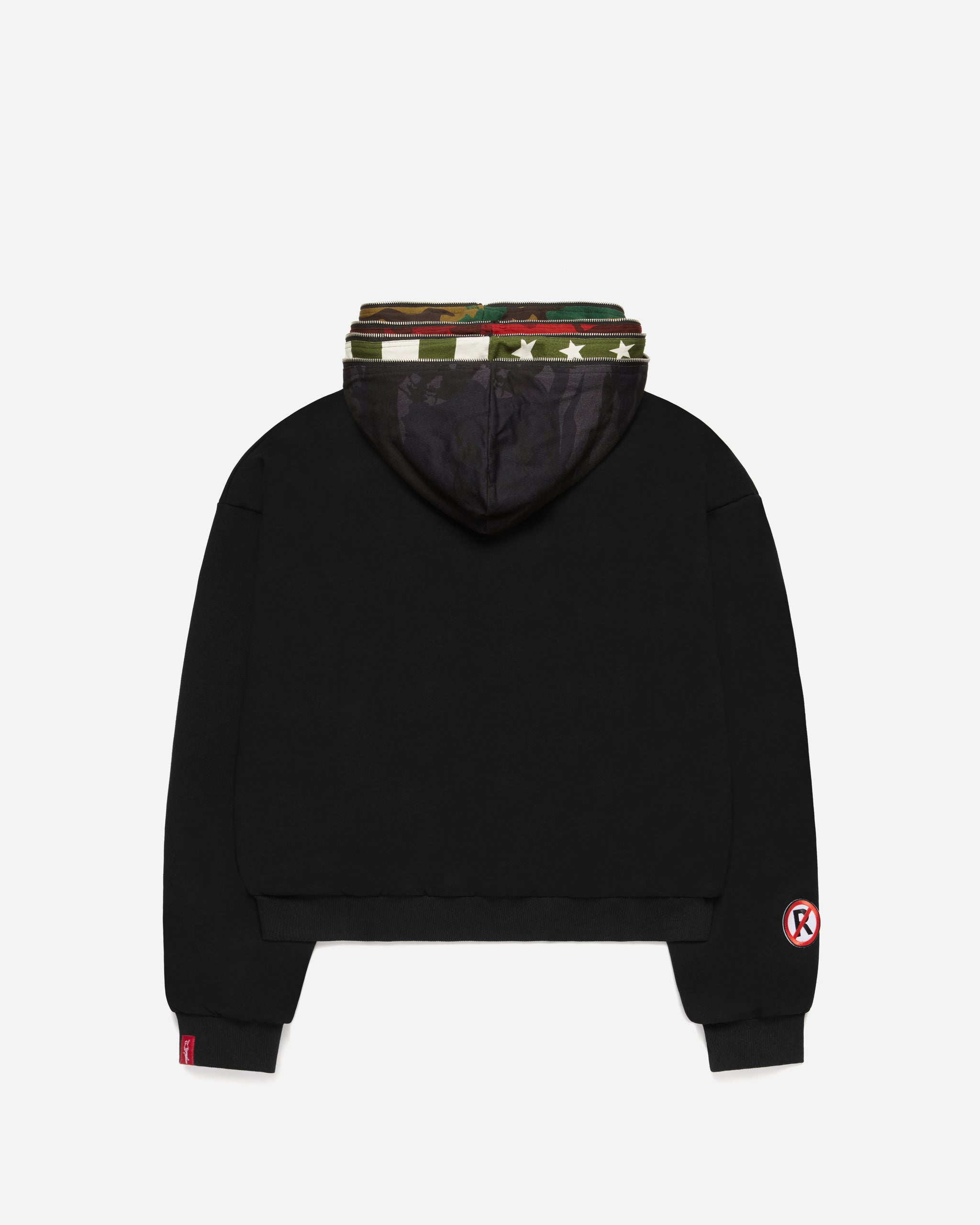 Gamchu × Faputa motif Zip-up hoodie　黒 Gamchu【ガムチュ】Gamchu × Faputa motif Zip-up hoodie/全2色