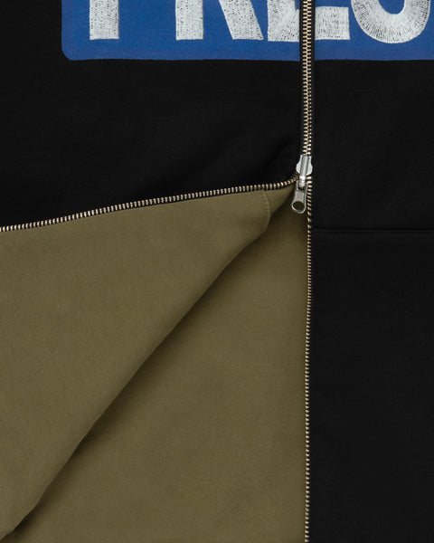 Army/Press Reversible Zip Hoodie