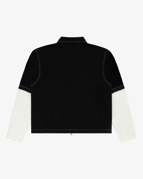 Layered Farsi Work Shirt Black