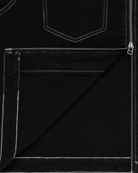 Layered Farsi Work Shirt Black