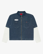 Layered Farsi Work Shirt Navy