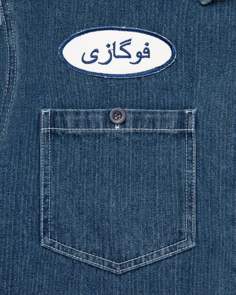Layered Farsi Work Shirt Navy