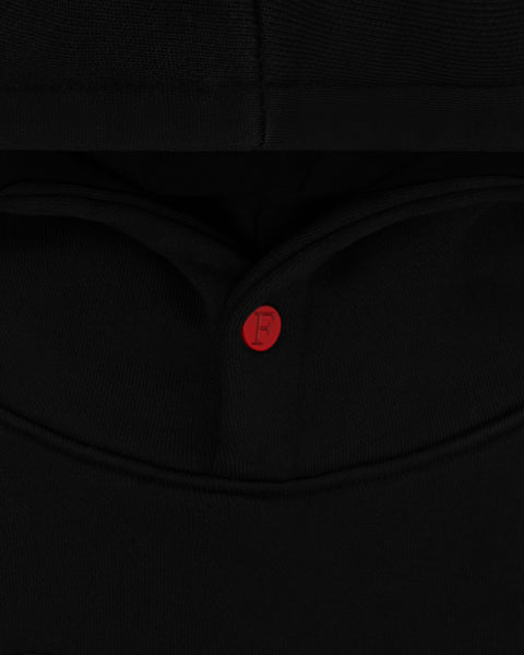 Patch Hoodie Black