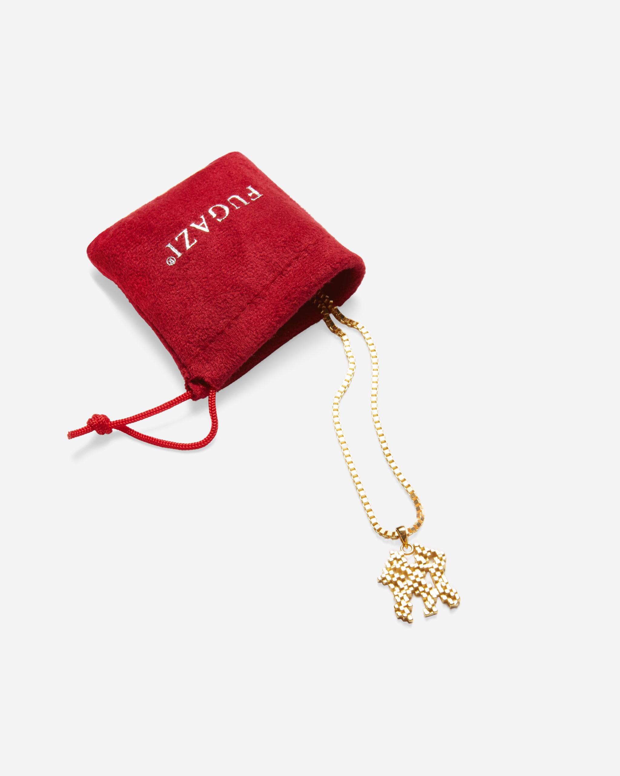 NY Censored Necklace Gold – FUGAZI®