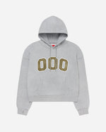 FUGAZI® HOOODIE Grey – washed 14oz cotton fleece hoodie