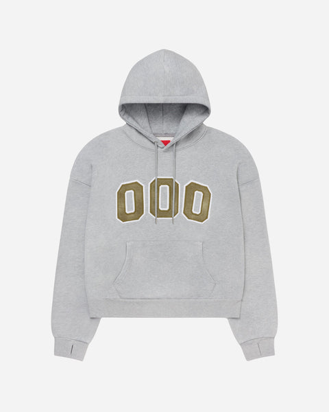FUGAZI® HOOODIE Grey – washed 14oz cotton fleece hoodie