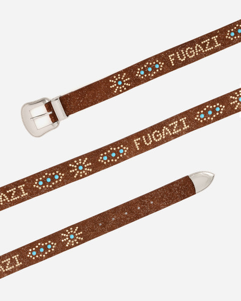 Western Belt Brown Hairy Suede