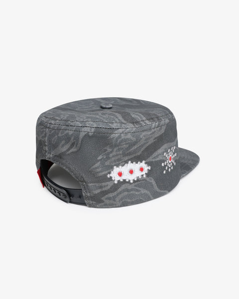 DSMS Tiger Camo Studded Pillbox Hat