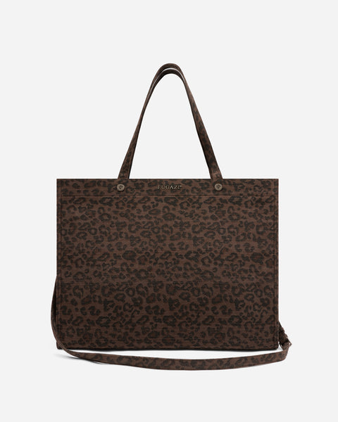 Textured Weekender Bag Leopard