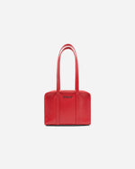 Leather Laundry Mini Bag Red