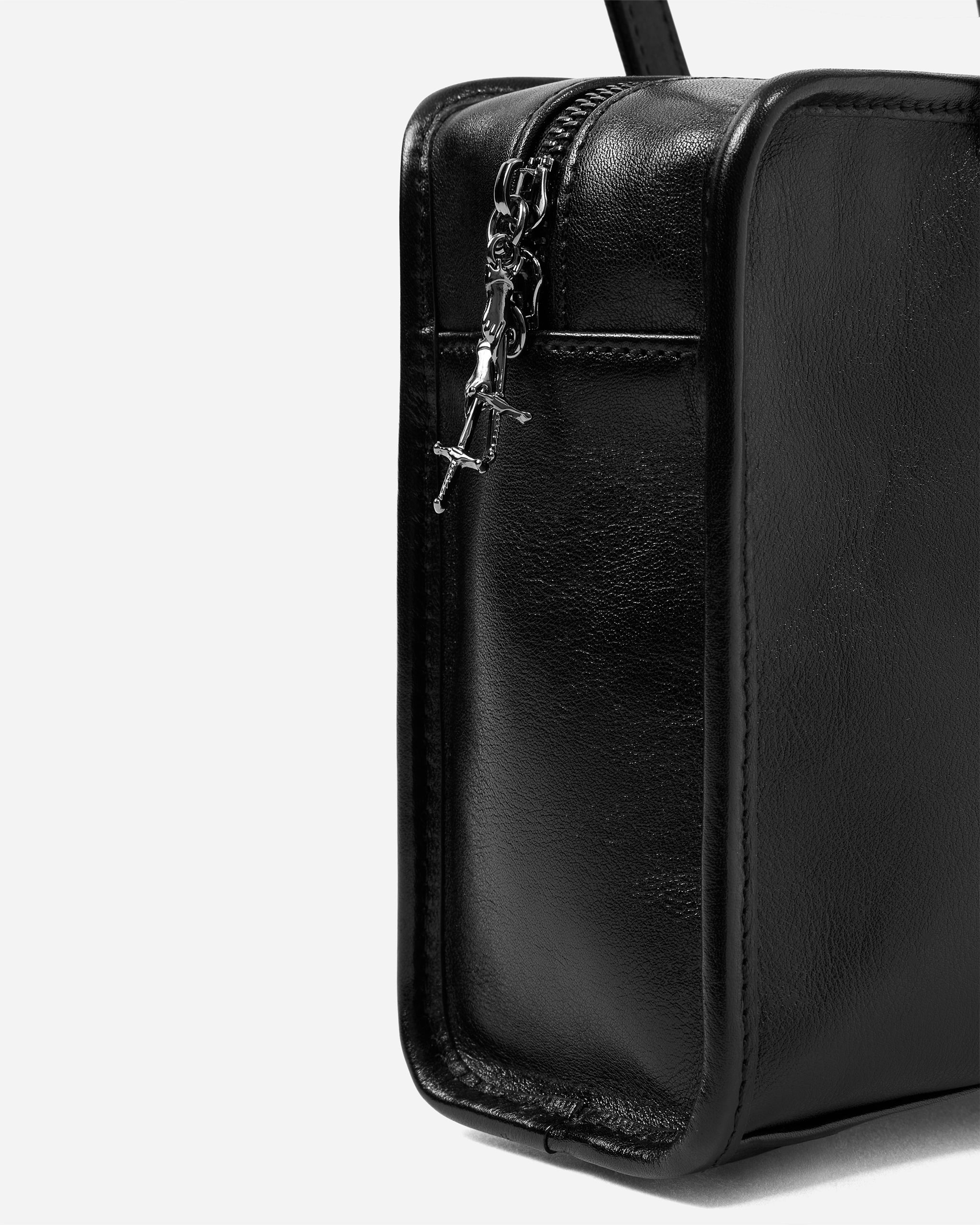 Leather Laundry Mini Bag Black – FUGAZI®