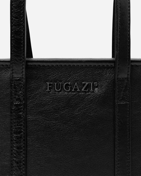 Leather Laundry Mini Bag Black