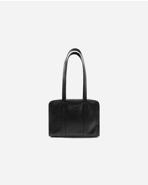 Leather Laundry Mini Bag Black