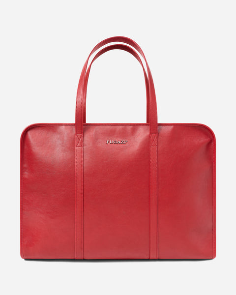 Leather Laundry Traveler Bag Red