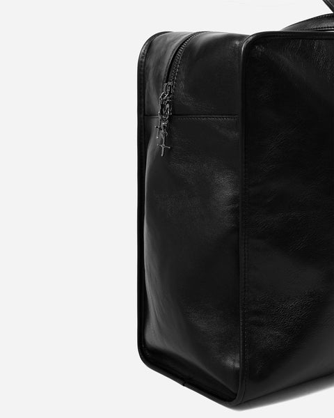 Leather Laundry Traveler Bag Black