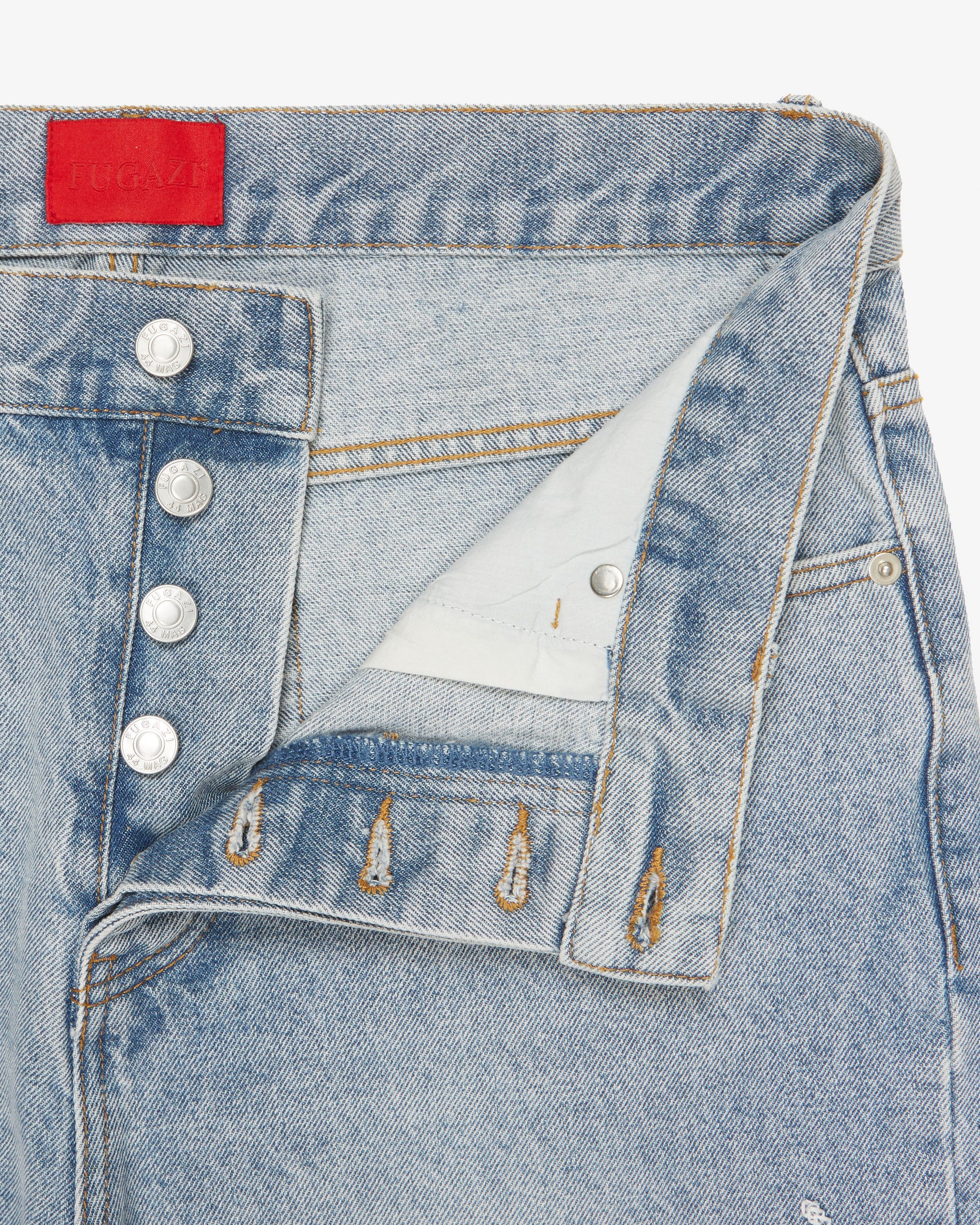 Chain Splatter Jeans Light Washed – FUGAZI®