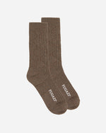 Liner Knit Sock Brown