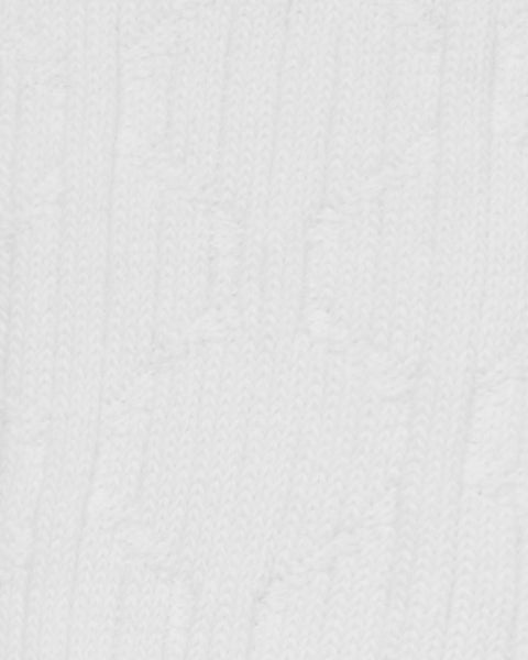 Liner Knit Sock White