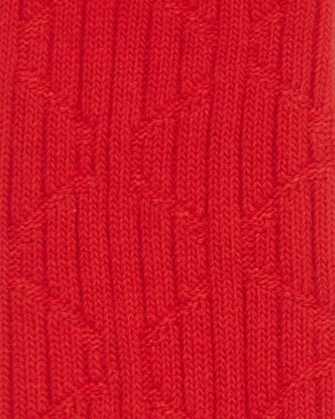 Liner Knit Sock Red