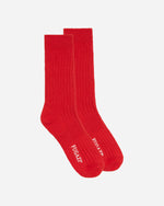 Liner Knit Sock Red