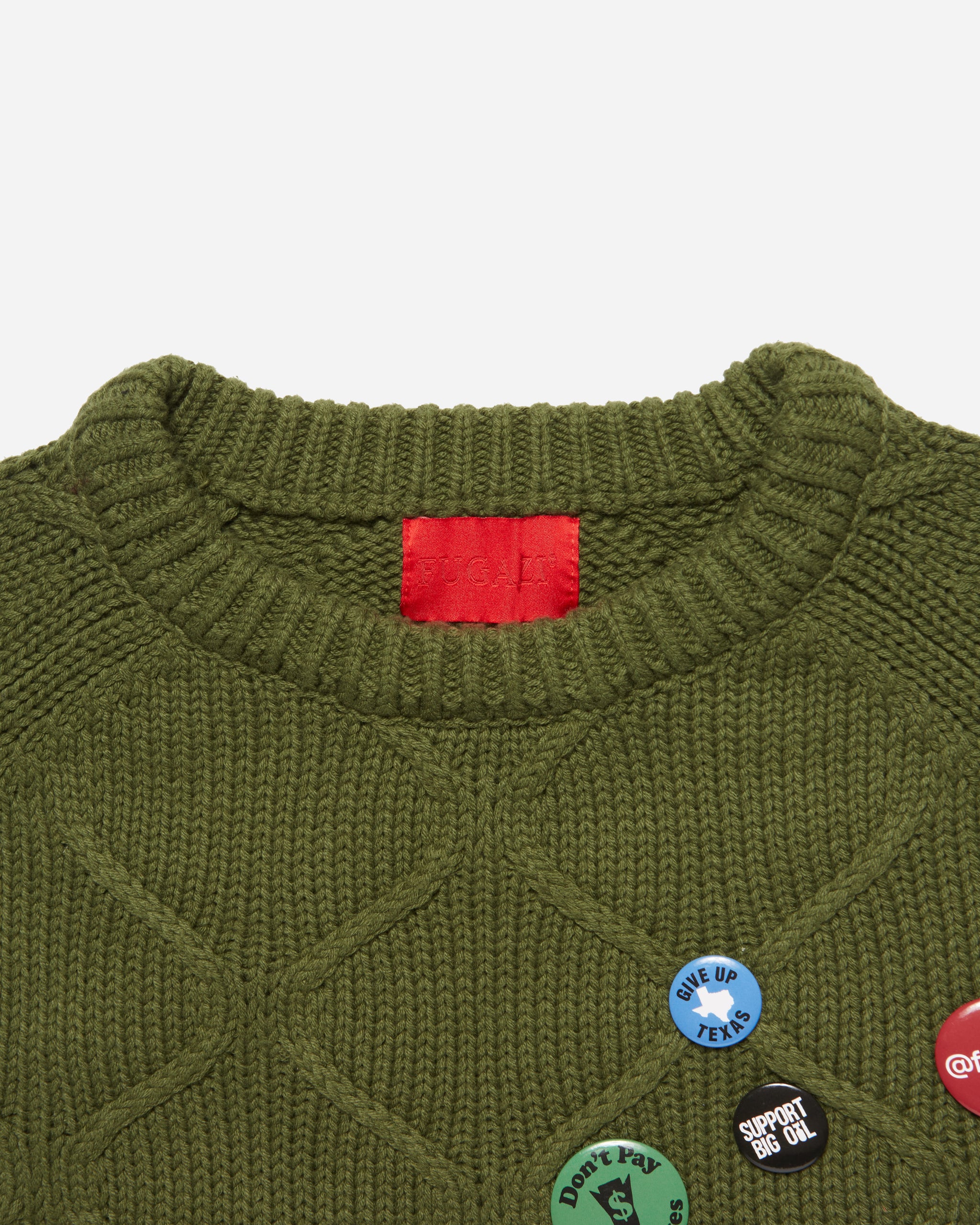 Liner Knit Sweater Olive – FUGAZI®