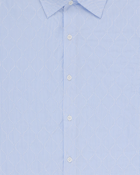 Liner Oxford Button Up Blue Stripe