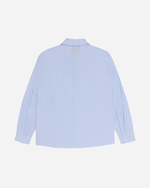 Liner Oxford Button Up Blue Stripe