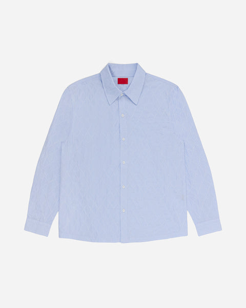 Liner Oxford Button Up Blue Stripe