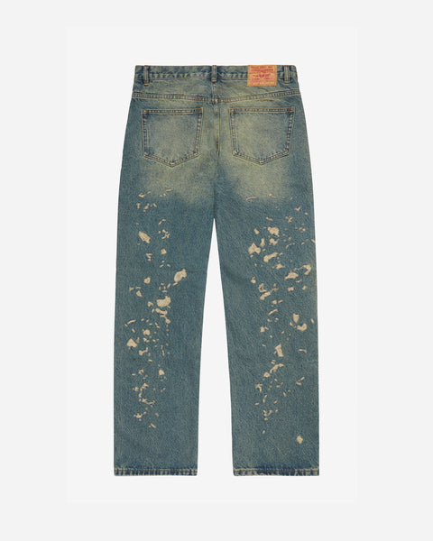Chain Splatter Jeans Mud Washed