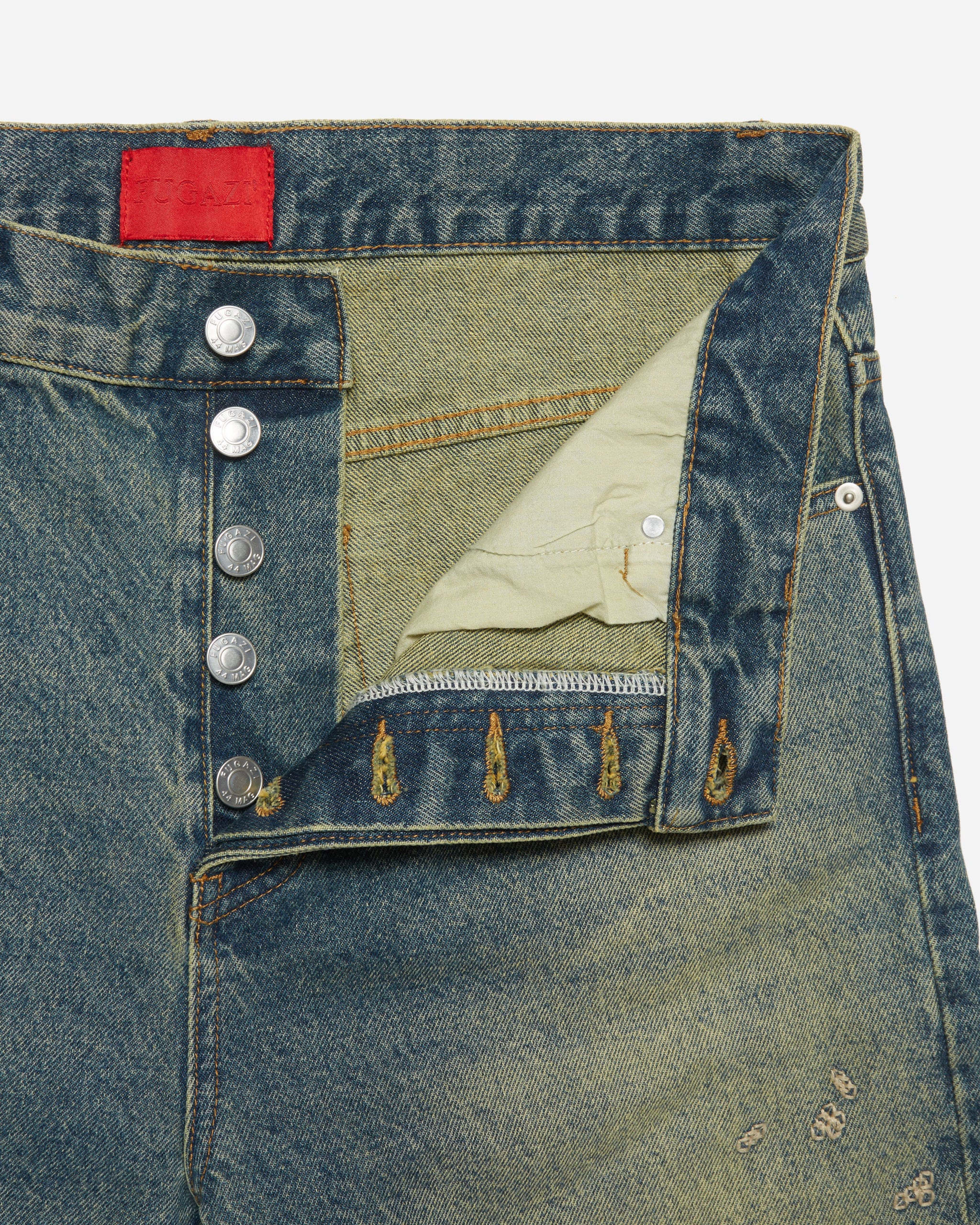【COPPING ZONE】Mud-Dyed Distressed Washed Jeans 関税送料込 Mud-Dyed Distressed Washed Jeans – Copping Zone
