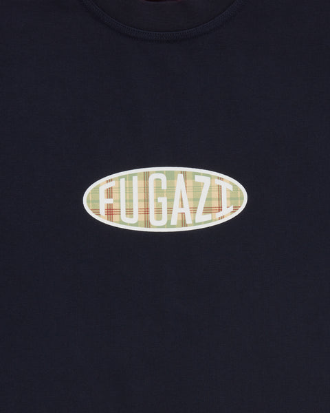 Plaid Ogo Tee Navy