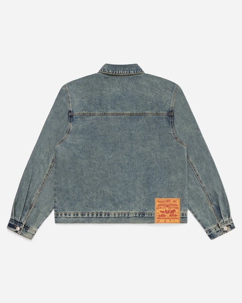 Novelty Denim Jacket Mud Washed
