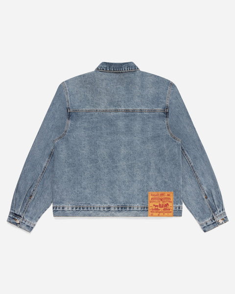 Novelty Denim Jacket Light Washed