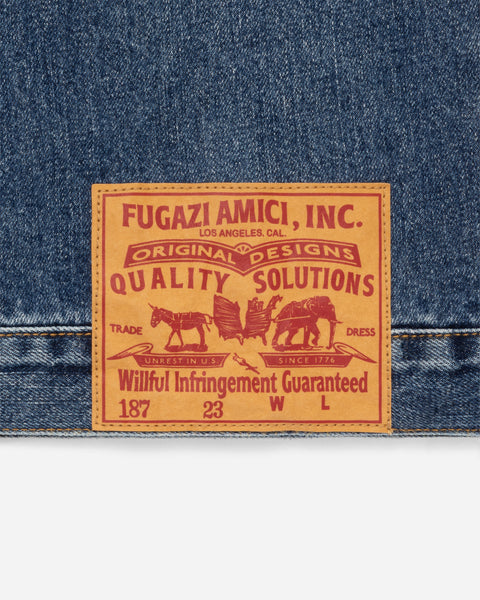 Novelty Denim Jacket Dark Washed