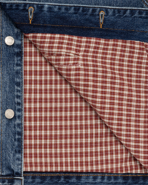 Novelty Denim Jacket Dark Washed