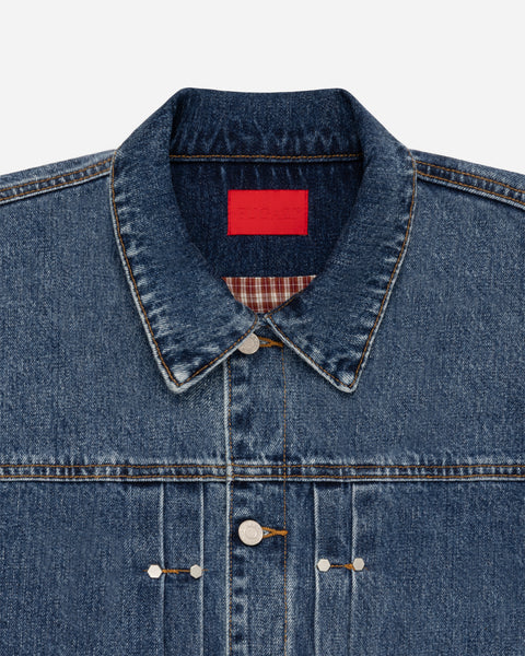 Novelty Denim Jacket Dark Washed