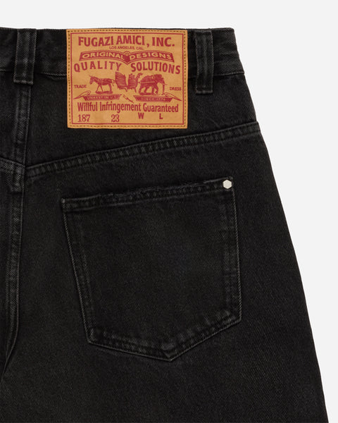 Novelty Jeans Washed Black