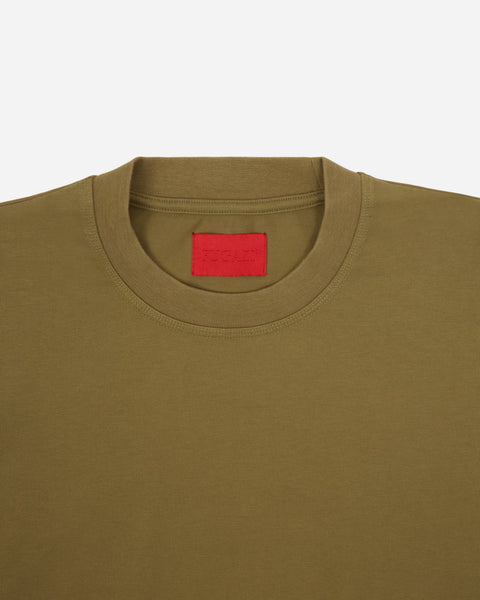 Layered Waffle Tee Olive